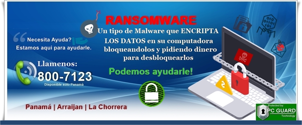 Protejase del ransomware | Pc Guard Technology